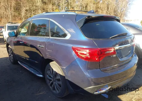 2014 Acura Mdx Technology Package из США, поврежденный, VIN 5FRYD4H46EB007676